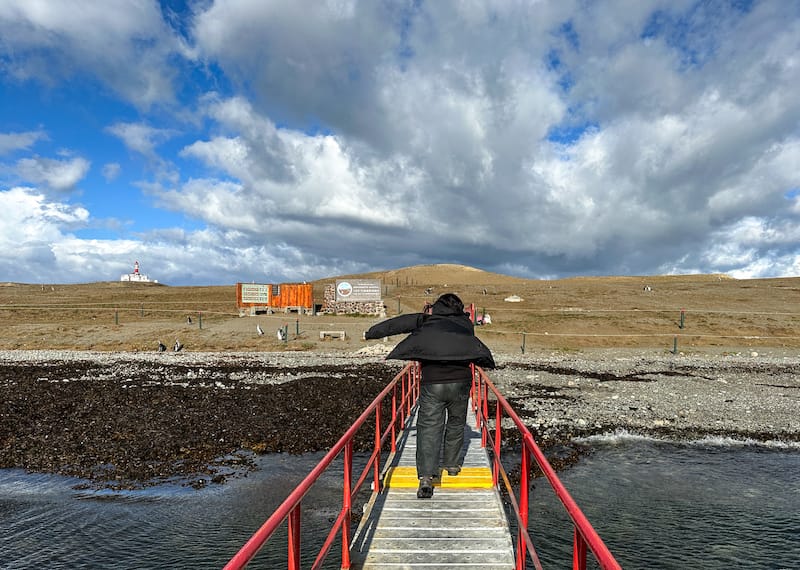 Arriving on Isla Magdalena