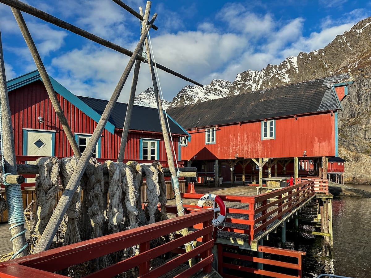 Rorbuer in Å village
