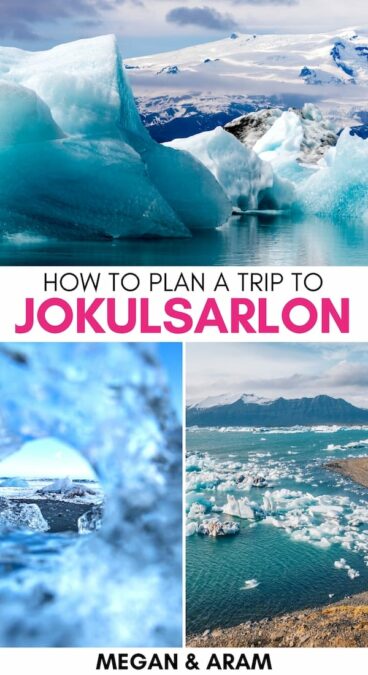 Planning a trip to Jökulsárlón Glacier Lagoon in Iceland? This guide tells you what to know before your Jökulsárlón trip- including tours, tips, and tricks! | glacier lagoon in Iceland | Iceland Glacier Lagoon | Jokulsarlon Iceland | Jokulsarlon travel guide | Diamond Beach | Places to visit in Iceland | Iceland landmarks | Iceland attractions | Iceland itinearary | Things to do in Iceland