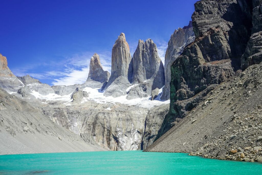 Base of Torres del Paine hike (Mirador las Torres hike)