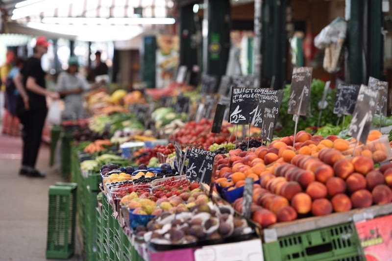 Naschmarkt during the day