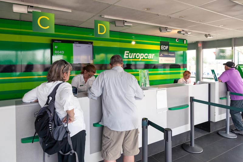 Renting a car at Lyon Airport - MikroKon - Shutterstock