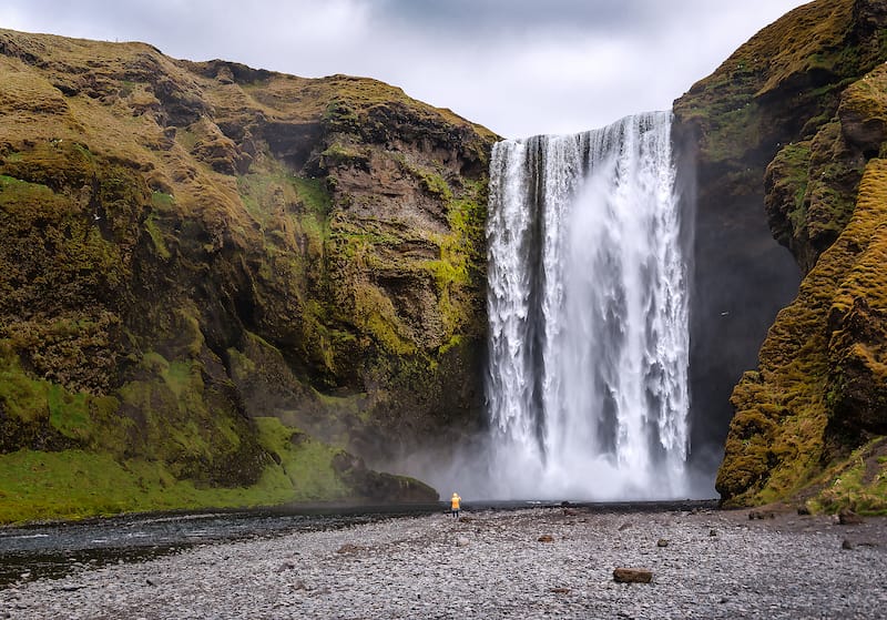 Skogafoss is a great stop on the way