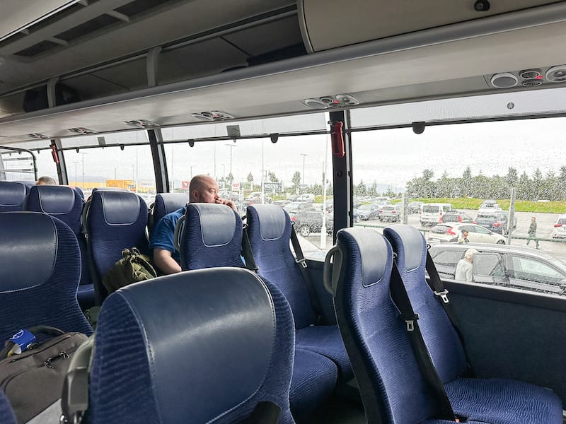 bus ride form Alesund airport to city center