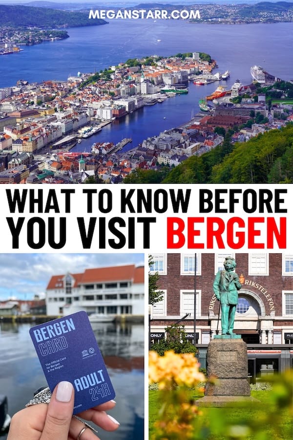 Looking for some useful Bergen travel tips before your trip to Norway? This guide details what to know before you visit Bergen... from someone woh lived there! | Things to do in Bergen | Bergen sightseeing | Travel to Bergen | Visiting Bergen | Bergen day trips | Bergen transportation | Bergen Airport | Bryggen | Visit Norway | Norway travel tips | Bergen in winter | Bergen in summer | Bergen hotels | Bergen places to visit | Bergen weather
