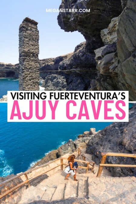 Are you looking for the best way to visit the Ajuy Caves? This post dives into the history of Cuevas de Ajuy (Ajuy Caves), what to do in Ajuy, and how to visit! | Visiting Ajuy Caves | Things to do in Ajuy, Ajuy Caves tour | Ajuy tour | Places in Fuerteventura | Things to do in Fuerteventura | Fuerteventura itinerary | What to do in Fuerteventura