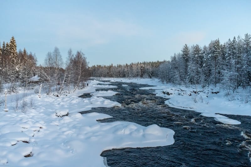 Mid-December at the Arctic Circle Hiking Area