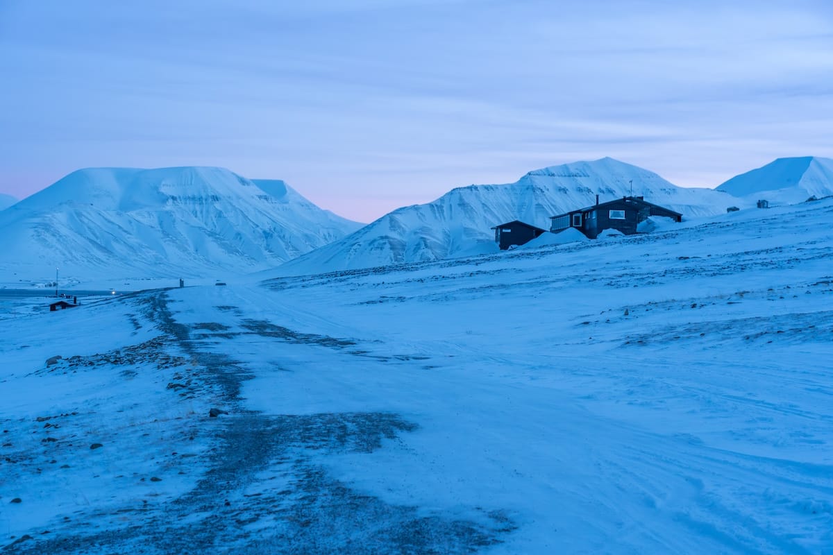 Svalbard in February