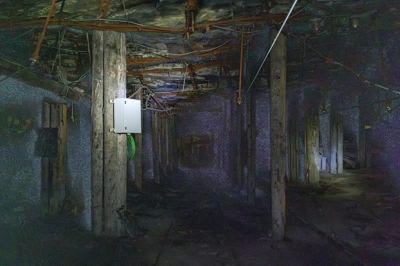 Inside Gruve 3 coal mine