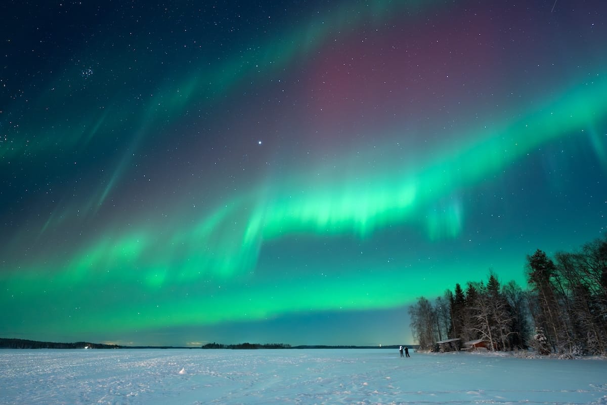 Northern lights at Apukka Resort