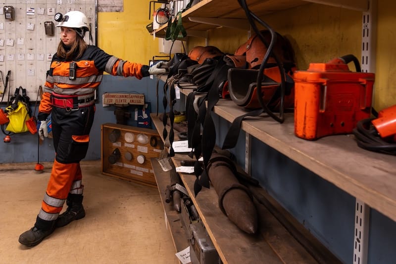 Gruve-3 mine tour on Svalbard