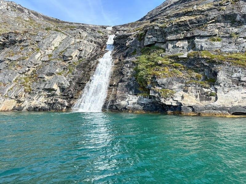 Waterfall we fished near