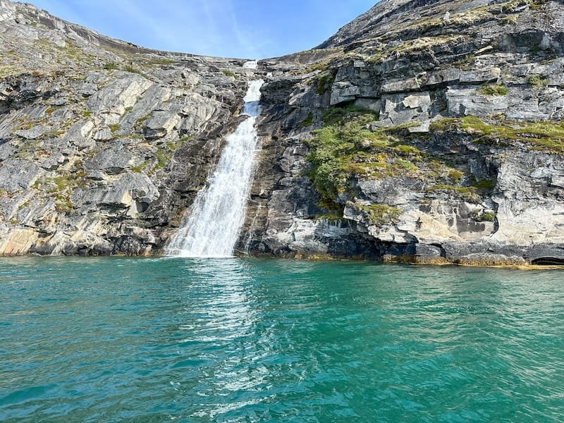 Waterfall we fished near