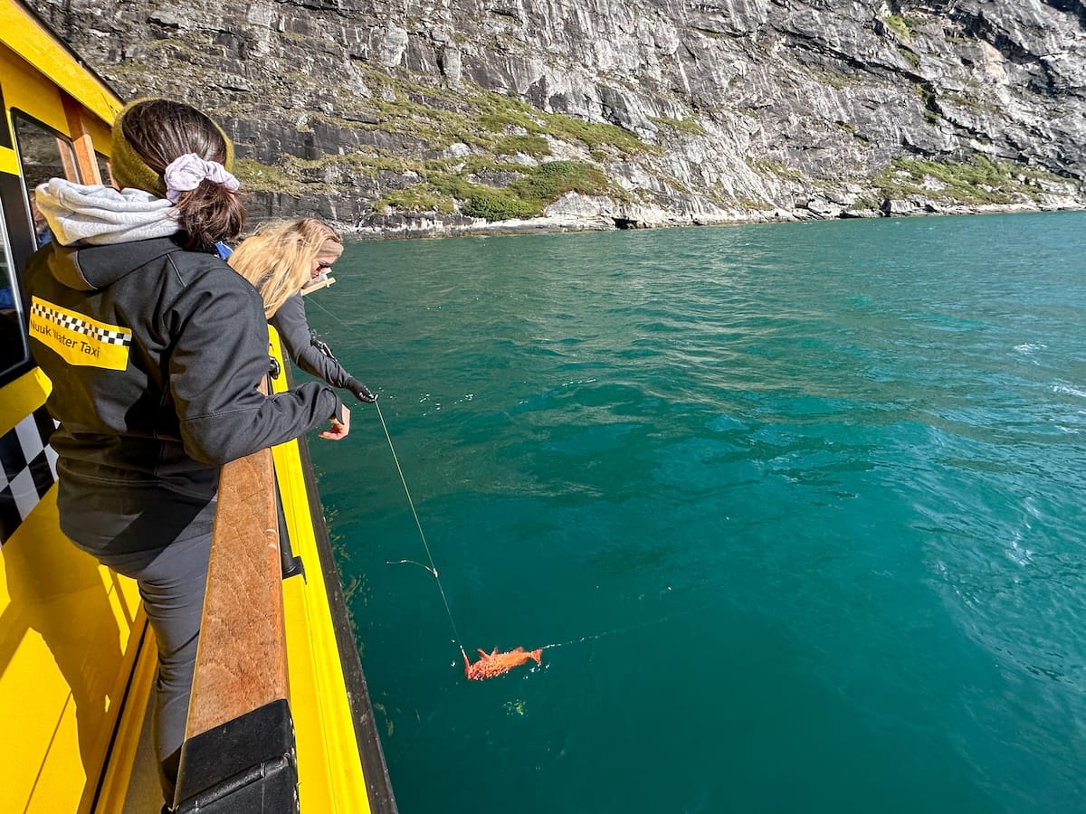 Fishing near Nuuk