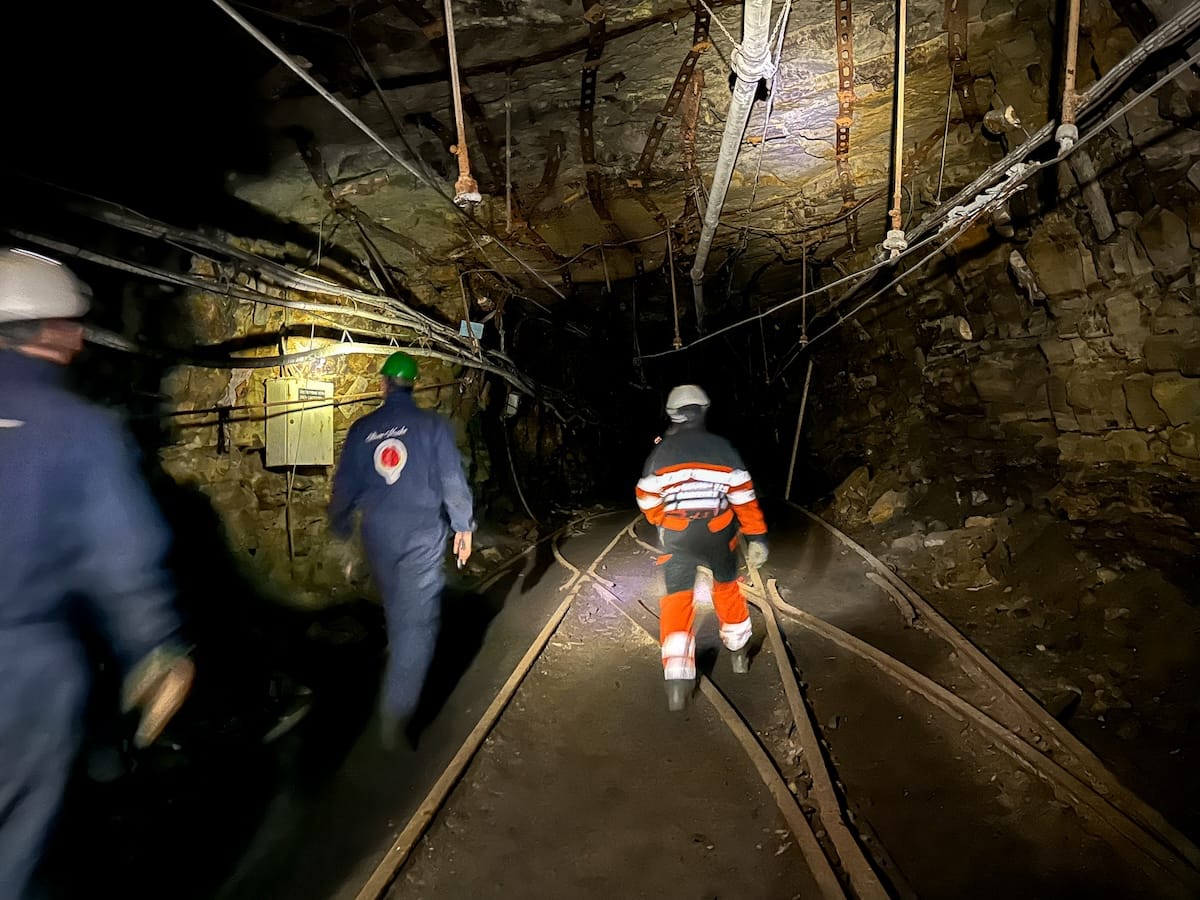 Inside the Svalbard Gruve 3 mine