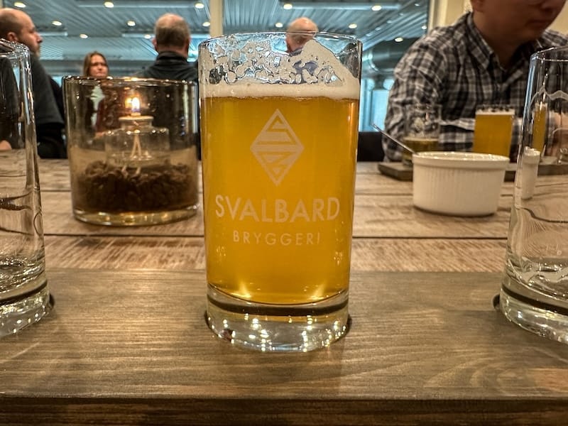 Trying some of Svalbard Bryggeri's beers