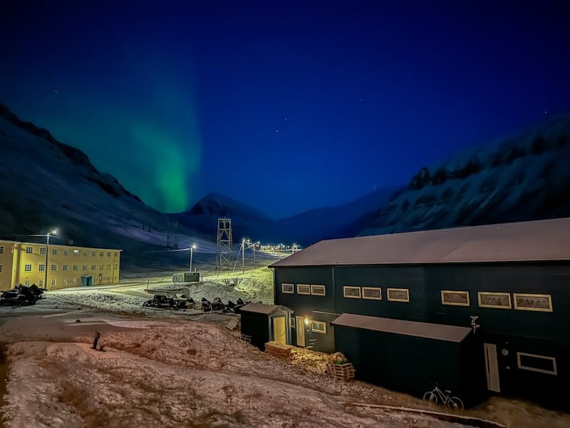 Northern lights in early October