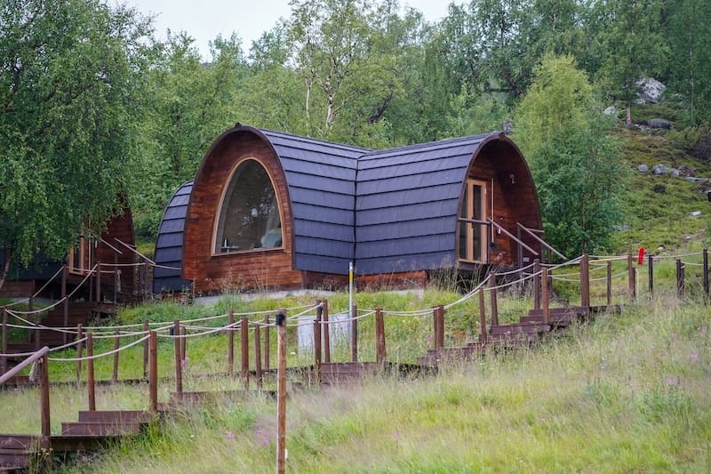 Gamme Cabins at the Snowhotel in Kirkenes