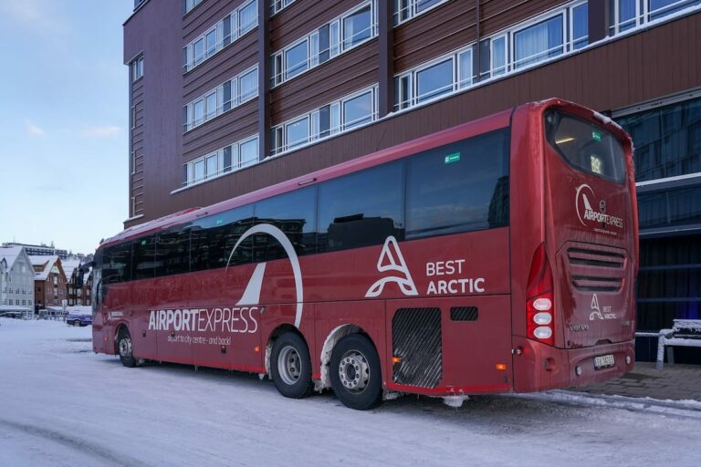 Airport Express bus in Tromso