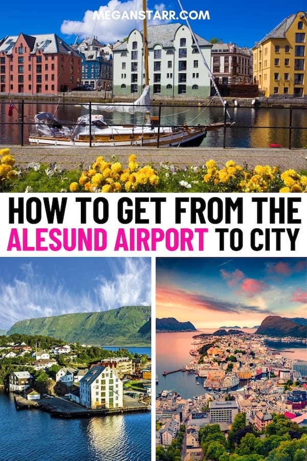 Are you looking to get from the Alesund Airport to the city center? This guide details a few options - from the best Alesund Airport transfers to renting a car (and more)! | Things to do in Alesund | Alesund Airport Vigra | What to do in Alesund | Alesund sightseeing | How to get to Alesund | Travel to Alesund | Alesund itinerary