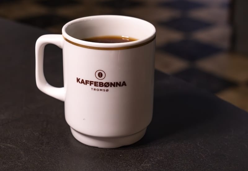 Coffee at Kaffebønna, one of the best Tromso coffee shops