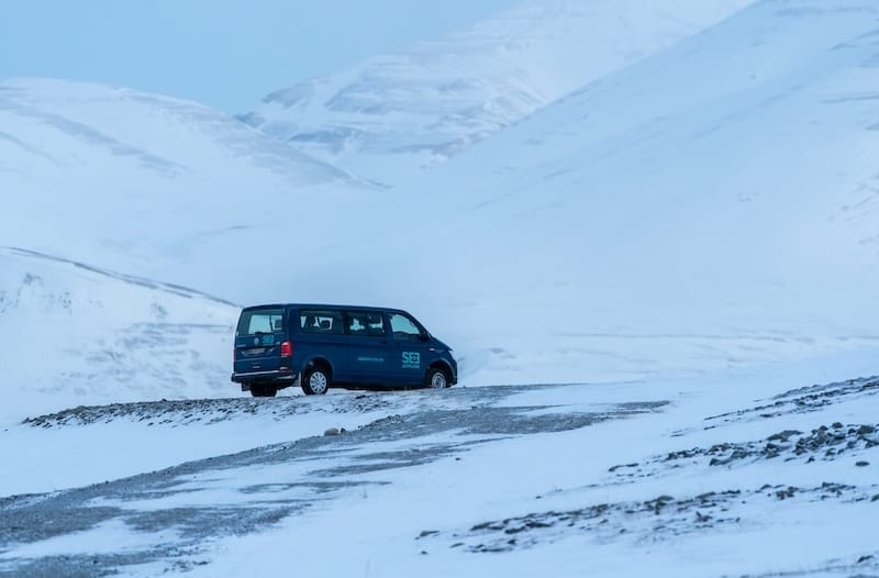 Driving outside the town with See and Explore