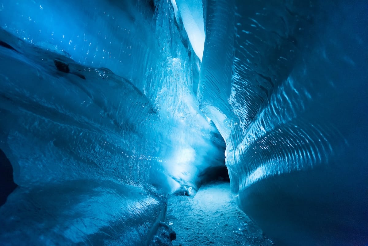 How to visit an ice cave in Svalbard