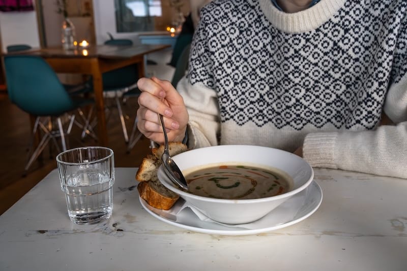 Smørtorget soup at lunch