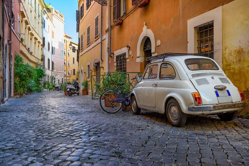 Trastevere is a great place for food and drinks