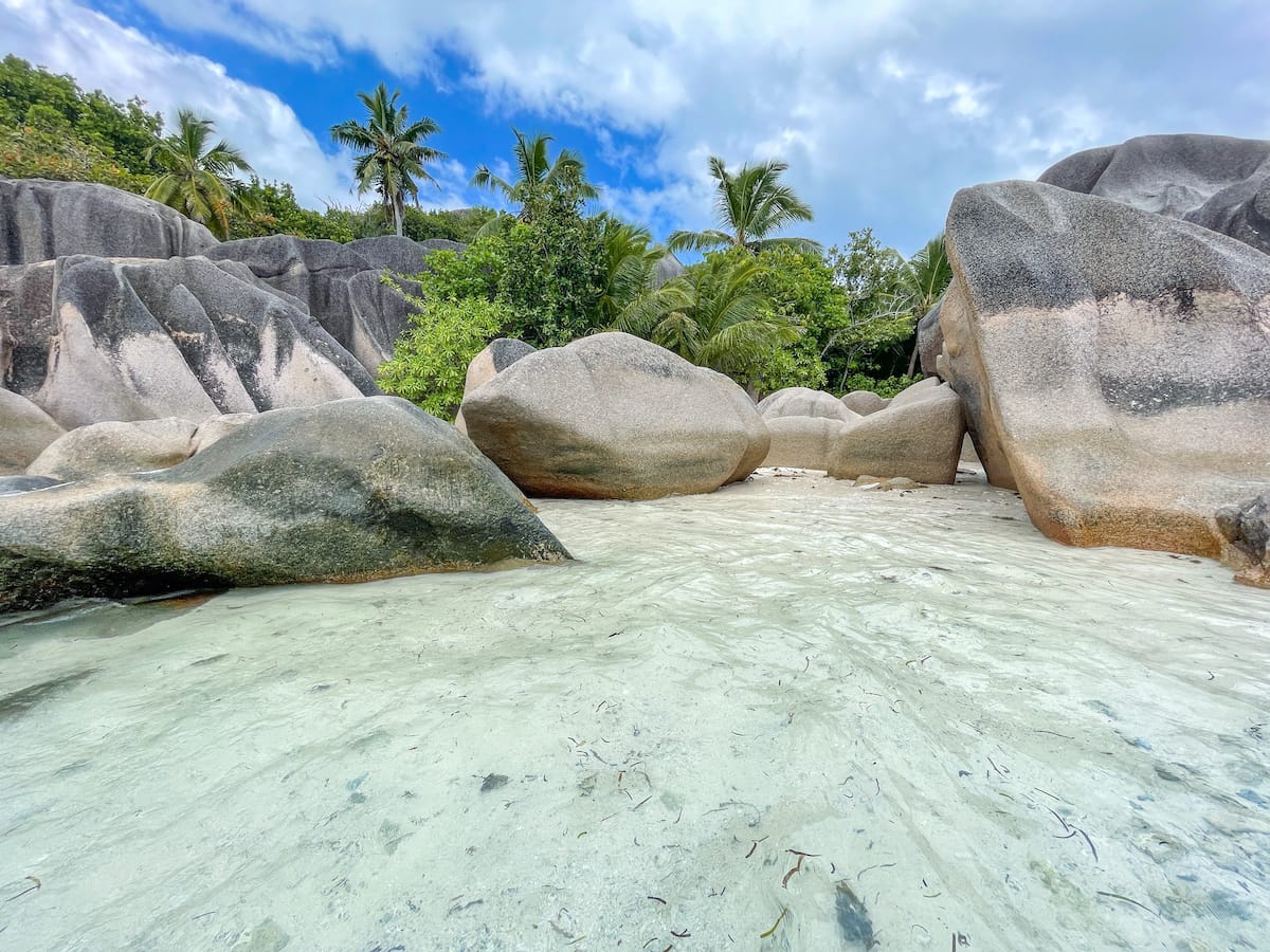 Anse Source d'argent is the most famous La Digue beach