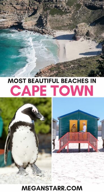 Are you looking for the best beaches in Cape Town, South Africa? This guide includes my favorite Cape Town beaches - including a map of where to find them!