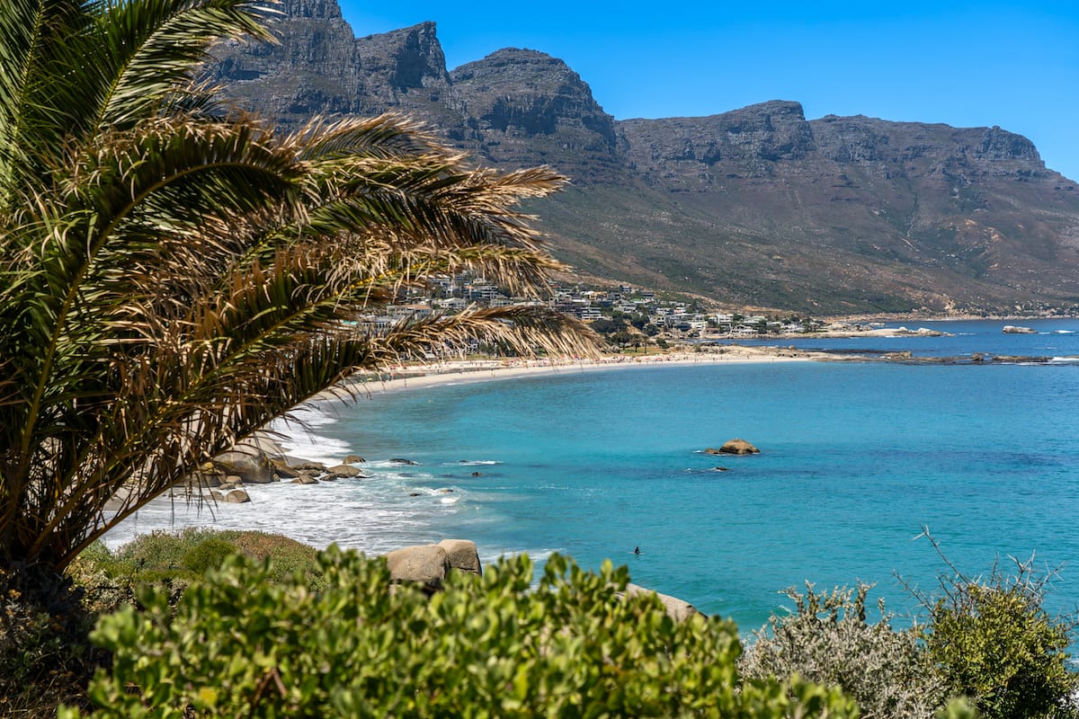 Overlooking Camps Bay in Cape Town