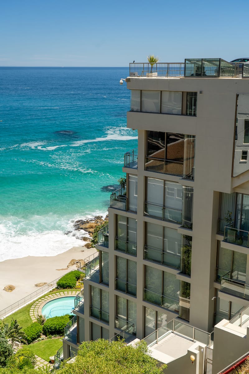 Overlooking beaches in Clifton