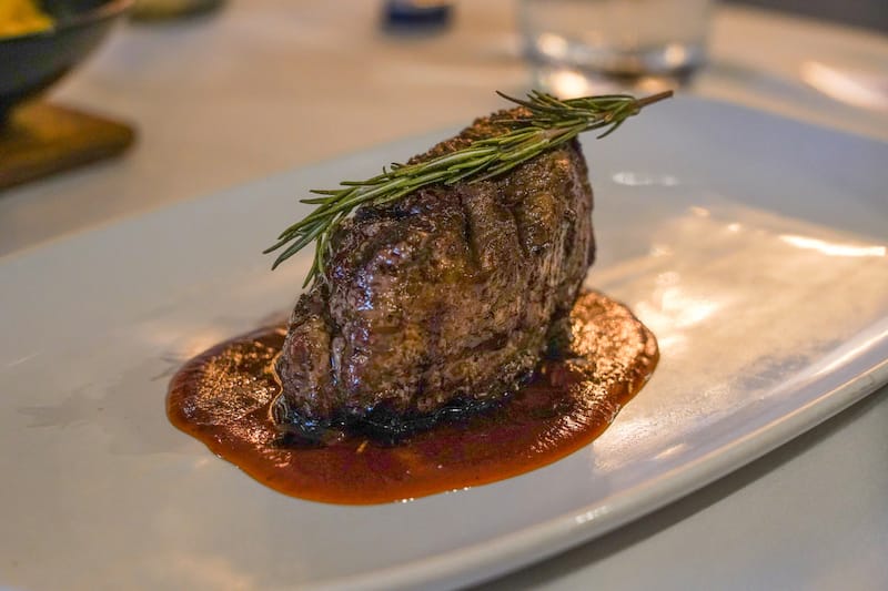 Steak at Hussar Grill