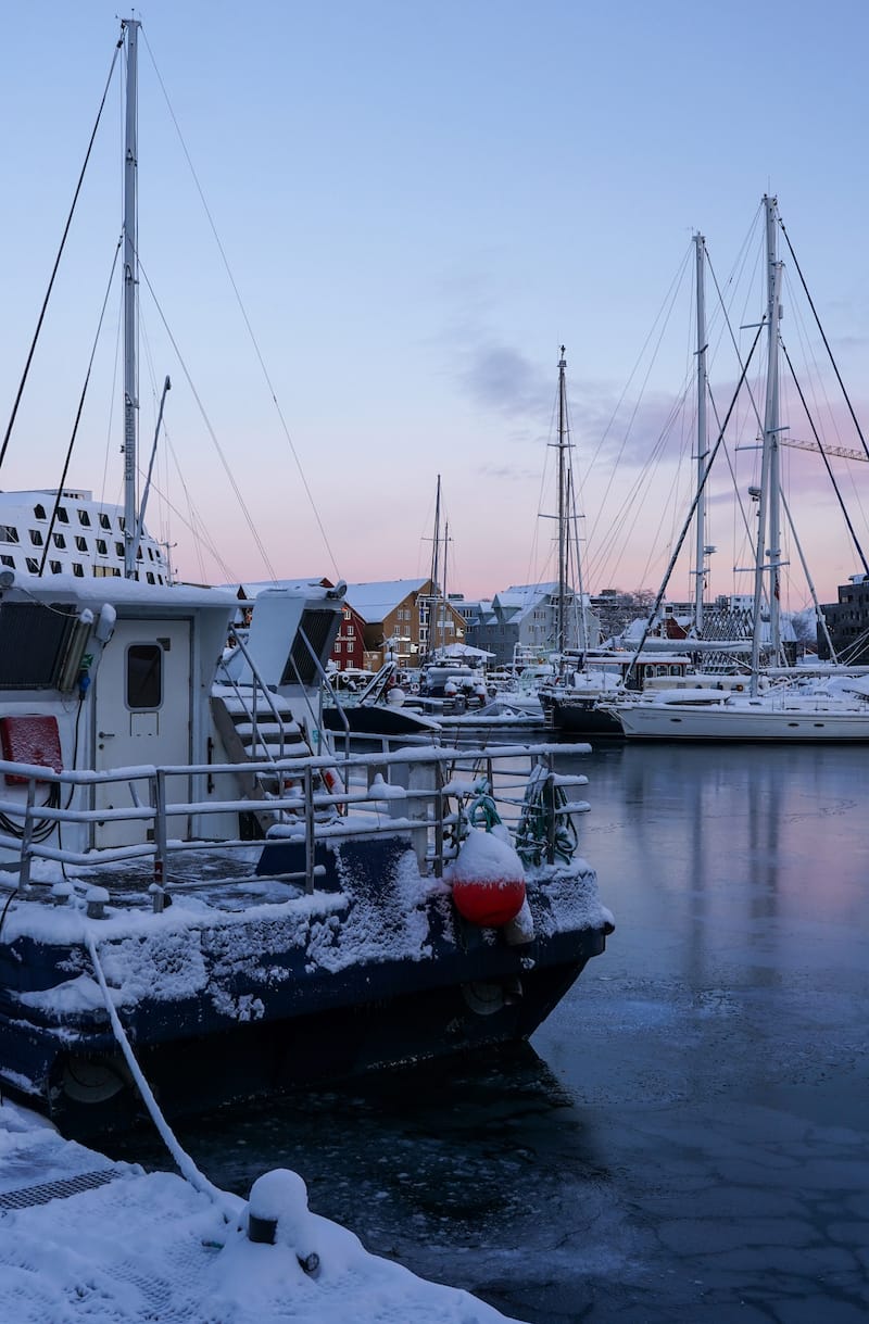 Tromso harbor is a place to stroll around (for free)!