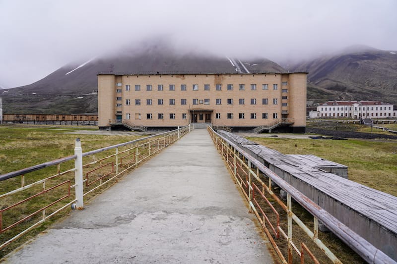 Pyramiden in June