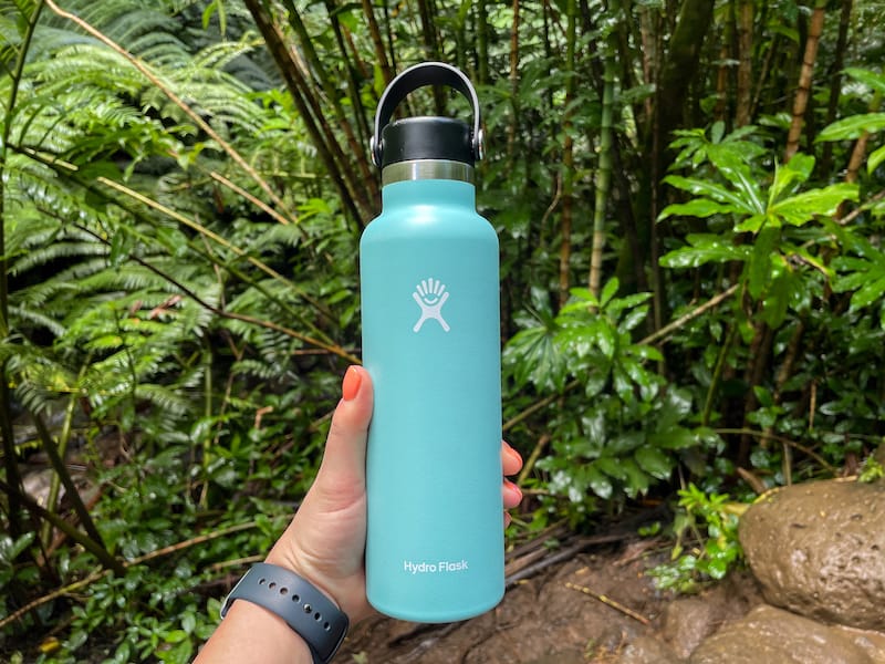 Water is a must for this humid hike!