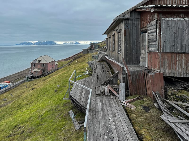 Barentsburg in summer