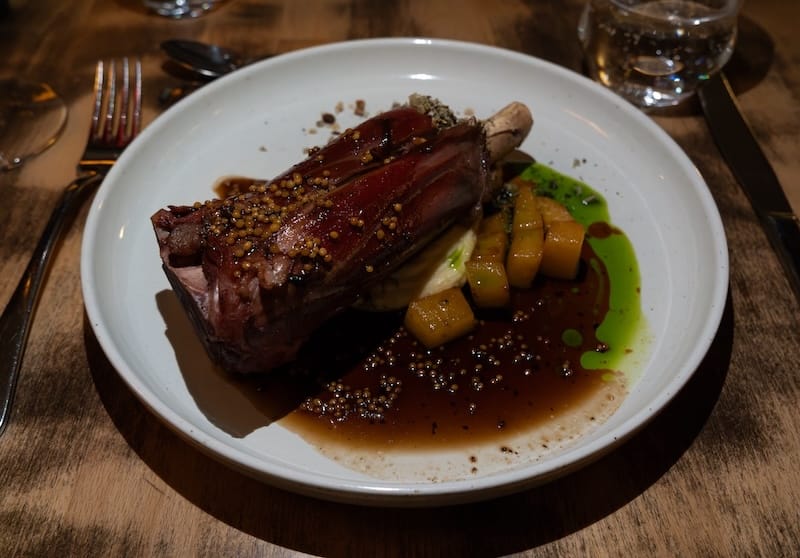 Reindeer Shank at Hugo