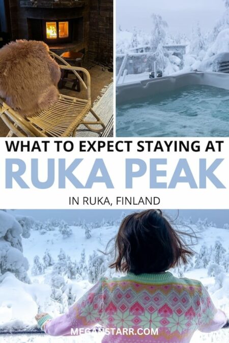 If you are looking for a place to stay in Ruka, Finland, Ruka Peak Boutique Hotel is a lovely choice! This guide reviews my stay there and shares my experience. | Ruka Kuusamo Finland | Skiing in Finland | Ruka hotels | Ruka accommodation | Ruka lodging | Where to stay in Ruka Kuusamo | Where to stay in Kuusamo | Things to do in Ruka | Ruka Finland | Visit Ruka