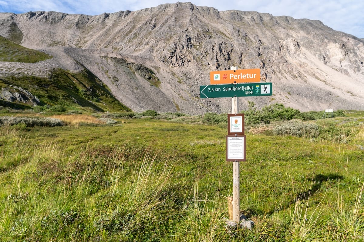 Sandfjordfjellet Trailhead