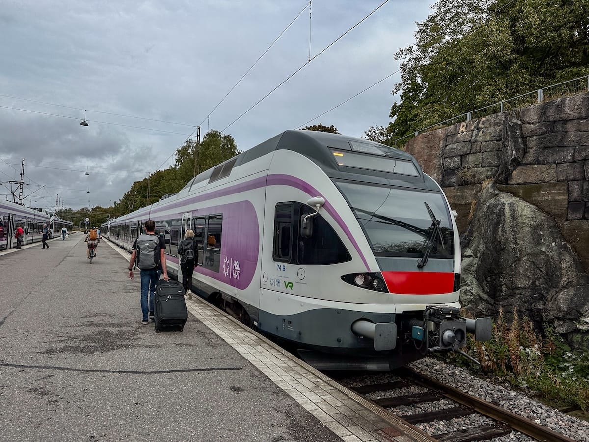 The Helsinki Airport train