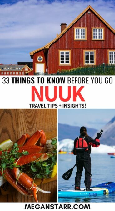 Are you looking for some useful Nuuk travel tips for your upcoming Greenland trip? We share everything you need to know before you visit Nuuk. Click for more! | Things to do in Nuuk | Visit Nuuk Greenland | Visiting Nuuk Greenland | Nuuk itinerary | What to do in Nuuk | Nuuk restaurants | Nuuk hotels | Nuuk sightseeing | Nuuk photography | Nuuk travel | Traveling to Nuuk | Places to visit in Nuuk | Nuuk tours | Nuuk food
