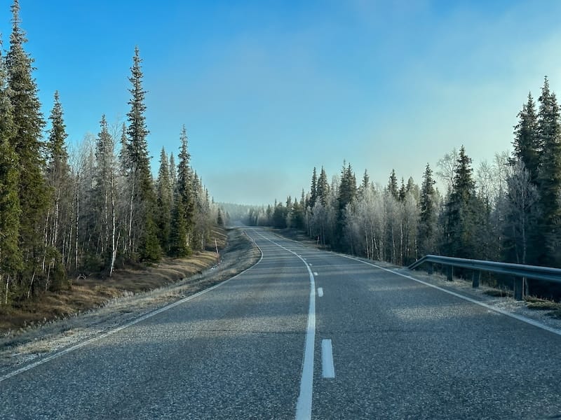 Driving to Polaris Villas