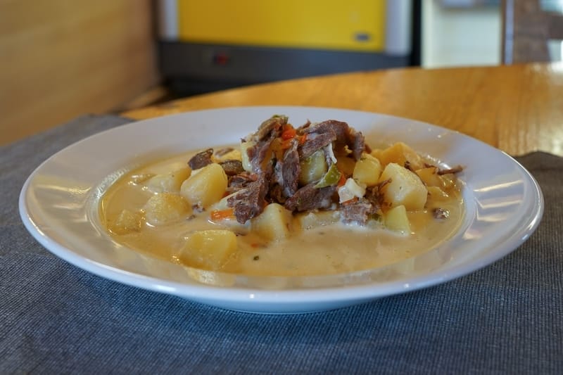Soup at Tunturiporo Cafe