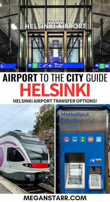 Are you looking for the easiest (and cheapest!) way to get from the Helsinki Airport to the city center? I've done this trip so many times - here are my tips! | Things to do in Helsinki | Helsinki itinerary | What to do in Helsinki | Helsinki transportation | Helsinki-Vantaa Airport | Visit Helsinki | Travel to Helsinki | Helsinki sightseeing | Helsinki layover