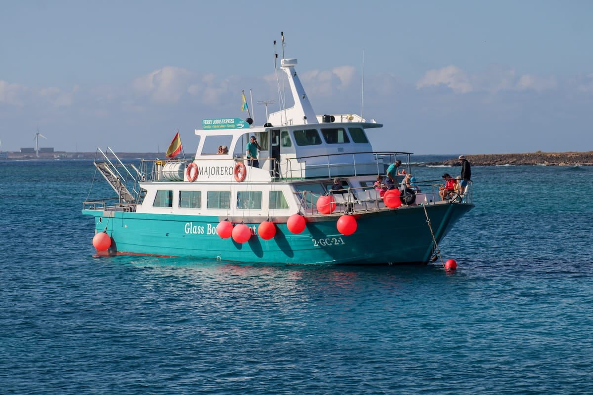 This was my boat to Isla de Lobos