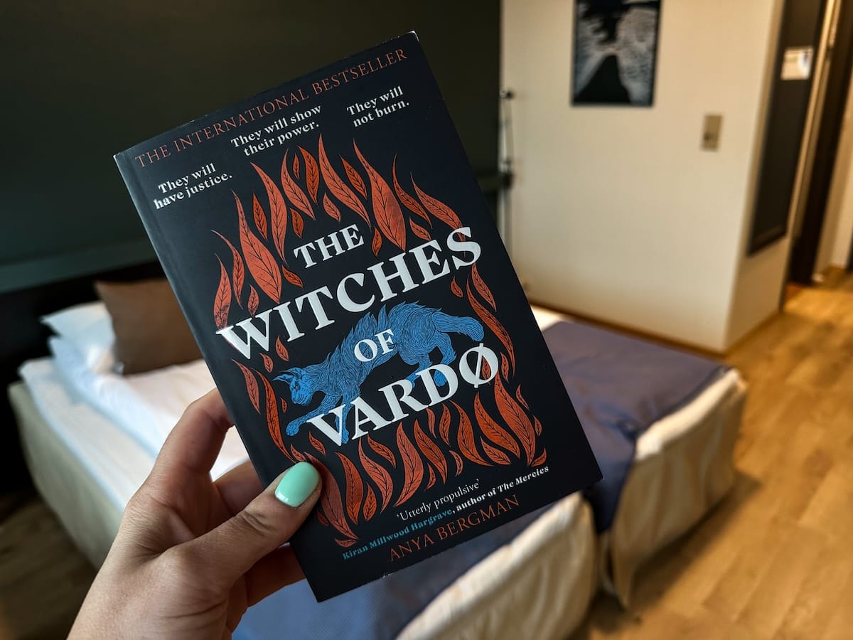 Reading The Witches of Vardø... in Vardø.