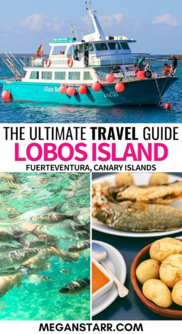 Looking to visit Lobos Island from Corralejo in Fuerteventura? This guide takes you step-by-step to Isla de Lobos, including what to do and how to get there. | Things to do in Fuerteventura | Things to do in Corralejo | Corralejo day trips | What to do in Corralejo | Lobos Island Nature Reserve | Lobos Island from Corralejo | How to visit Lobos Island | Visiting Lobos Island
