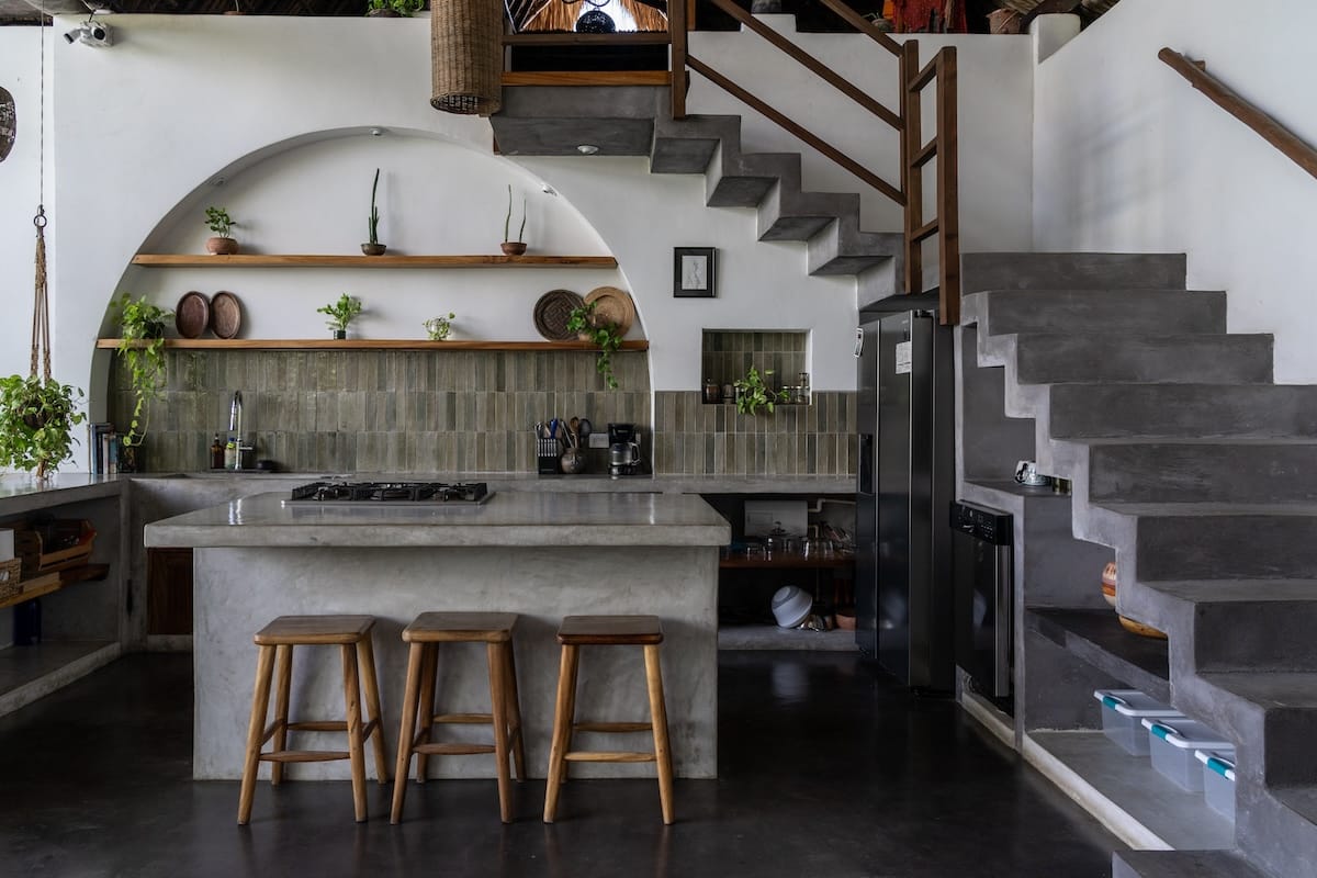 The kitchen at Casa Zala was such a vibe